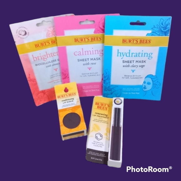 Burt's Bees Other - 2/$20 5pc.Burt's bees revitalizing natural lip & face treatment bundle
